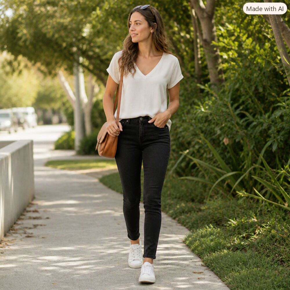 LOFT 6P Modern Skinny Black Jeans – Petite Fit, Classic Everyday Style
